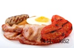 bacon eggs breakfast