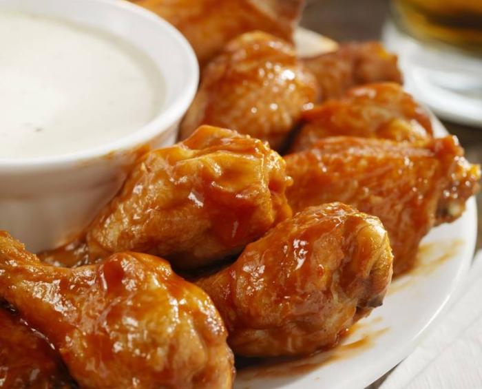 Chicken wings are enjoying high prices ahead of the National Football League's championship game.