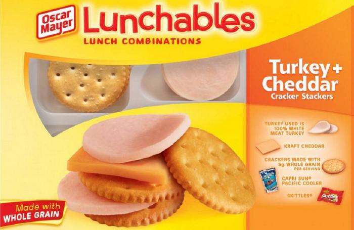 Oscar Mayer Lunchables packaging