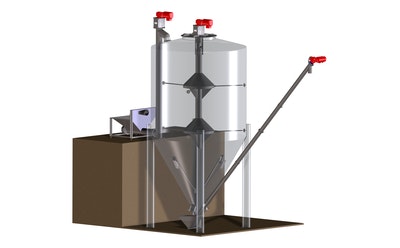 Van Beek vertical silo mixer