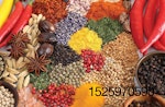 colorful spices and herbs